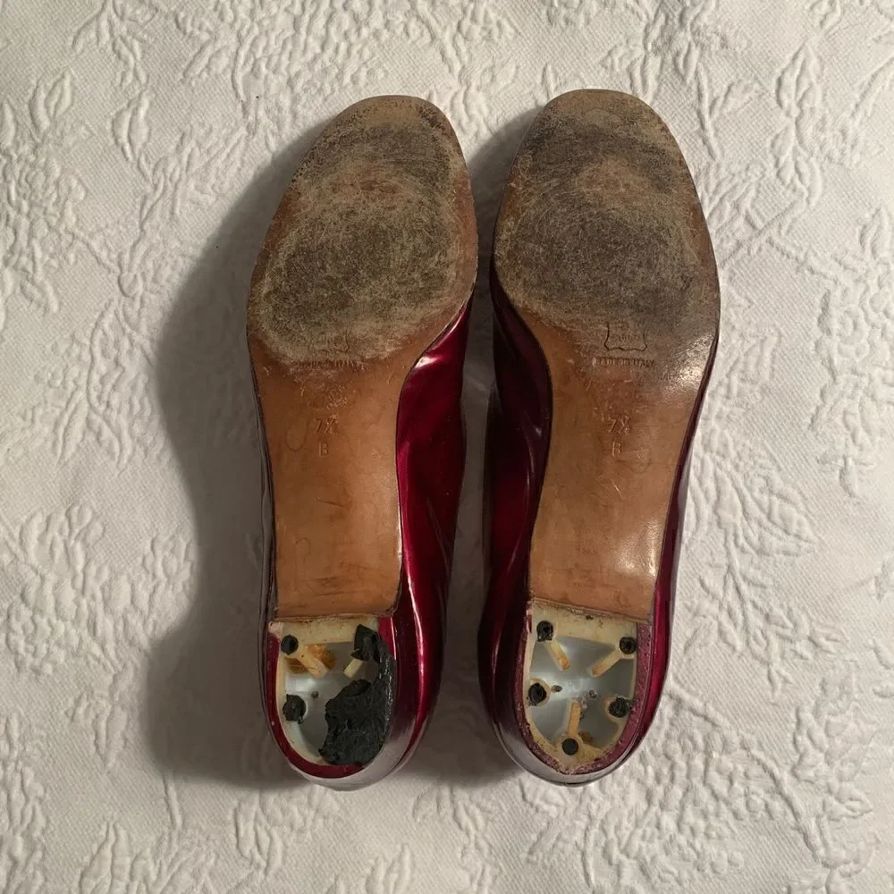 Women's Vintage Red Salvatore Ferragamo Shoes